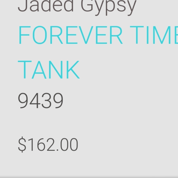 Jaded Gypsy Forever Timeless tank - Picture 2 of 5